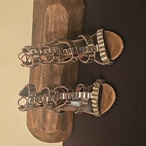 Schutz Bejeweled Heels